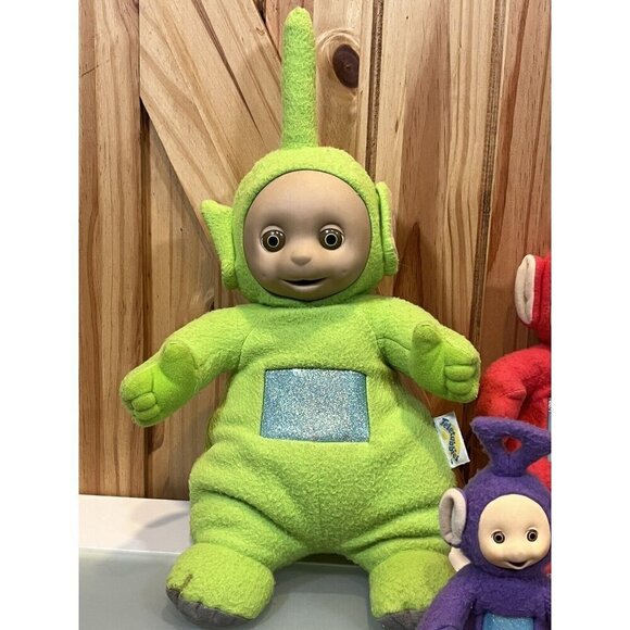 VINTAGE Teletubbies Plush - Set of 3 - Tinky Winky Po Dipsy - Playskool Hasbro - Picture 3 of 10